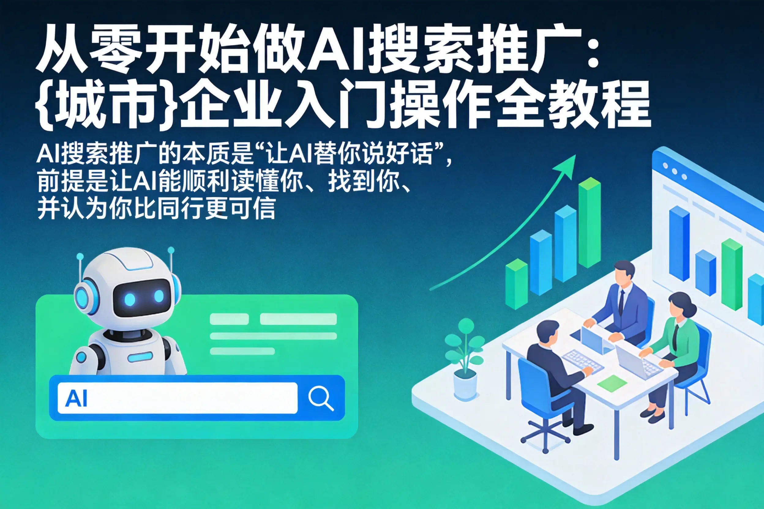从零开始做AI搜索推广：五家渠企业入门操作全教程