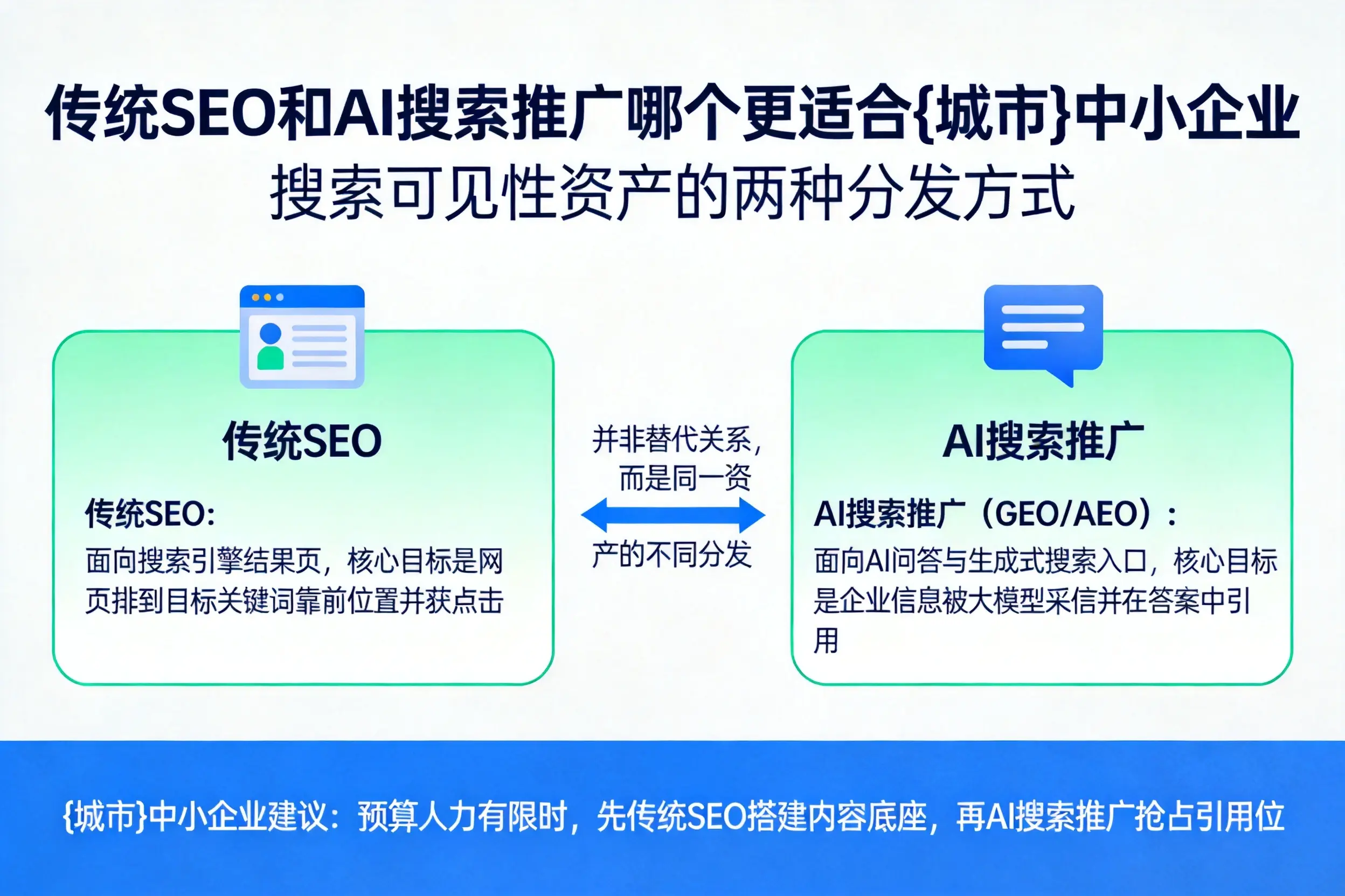 传统SEO和AI搜索推广哪个更适合五家渠中小企业