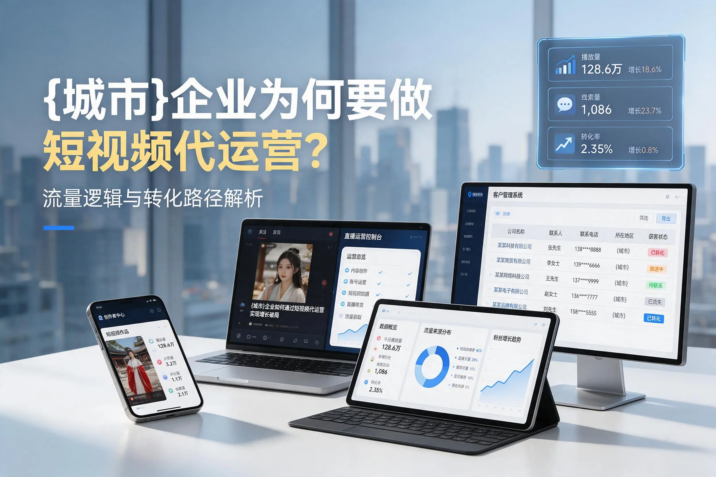 五家渠企业为何要做短视频代运营？流量逻辑与转化路径解析