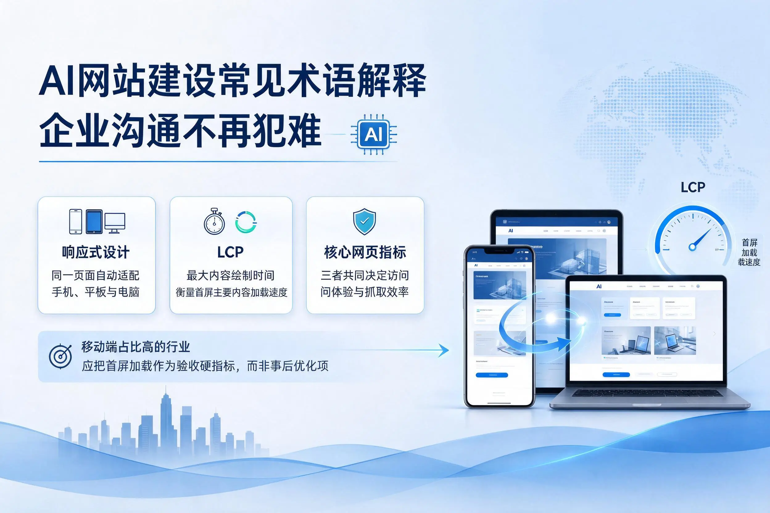 AI网站建设常见术语解释,五家渠企业沟通不再犯难